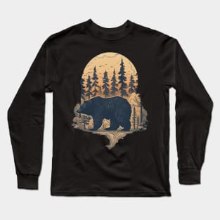 Forest bear Long Sleeve T-Shirt